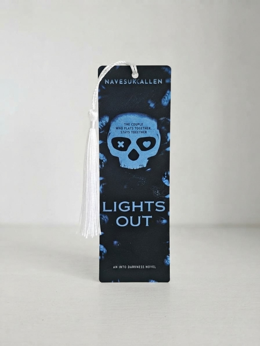NEW Lights Out Book Cover Acrylic Bookmark  (0418)